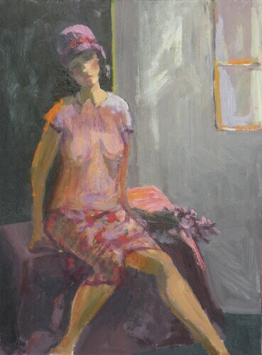 Girl by the Window 9x11