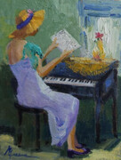 Lady Playing the Piano
